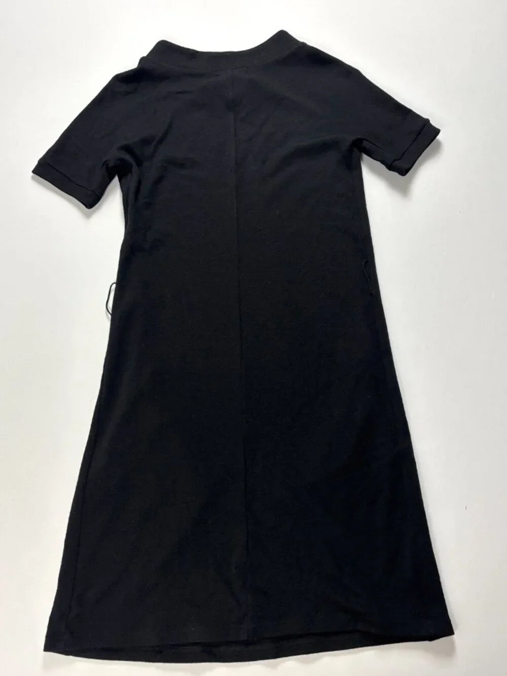 Vintage Burberry London Womens Wool Short Sleeve Dress Black Sz 2 (Tag 4) Poland